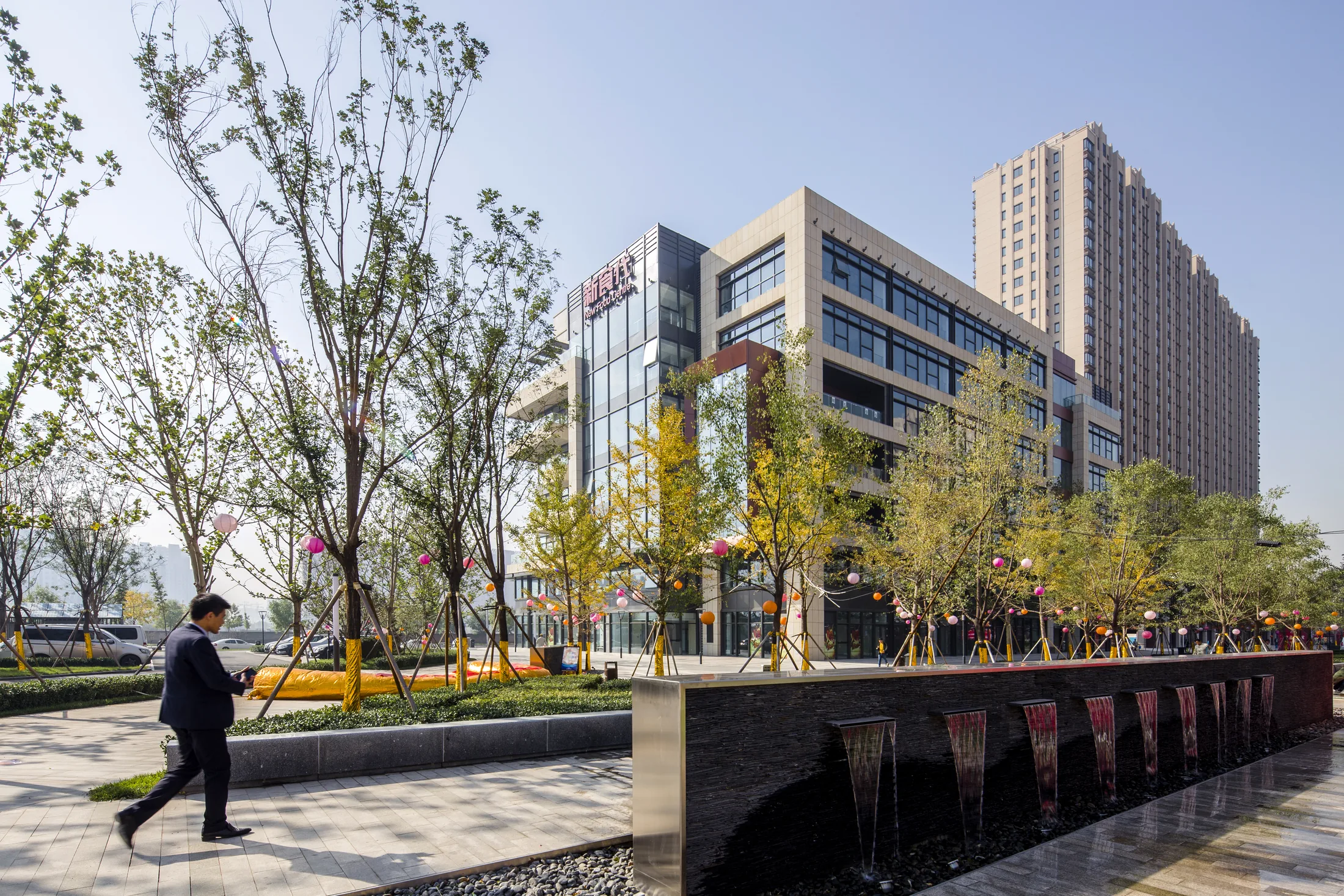 Commercial frontage at LongFor Daxing Paradise Walk