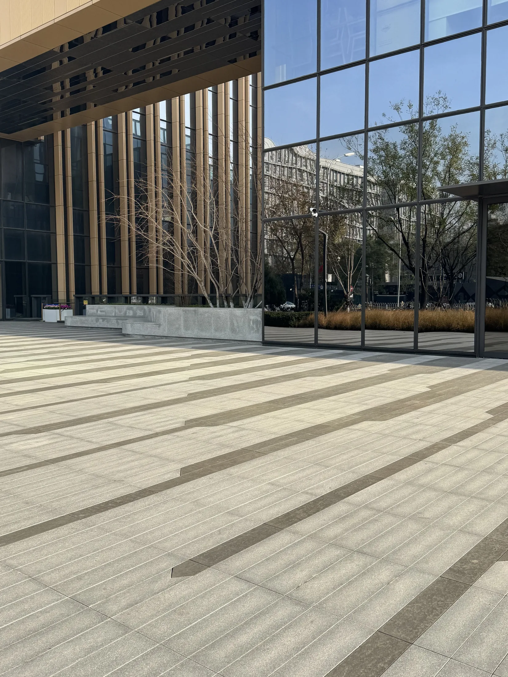 Entry paving at Beijing Hevol Tower