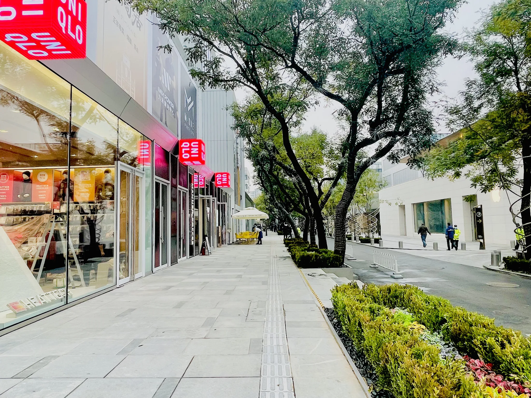 Retail promenade at Beijing Sanlitun West
