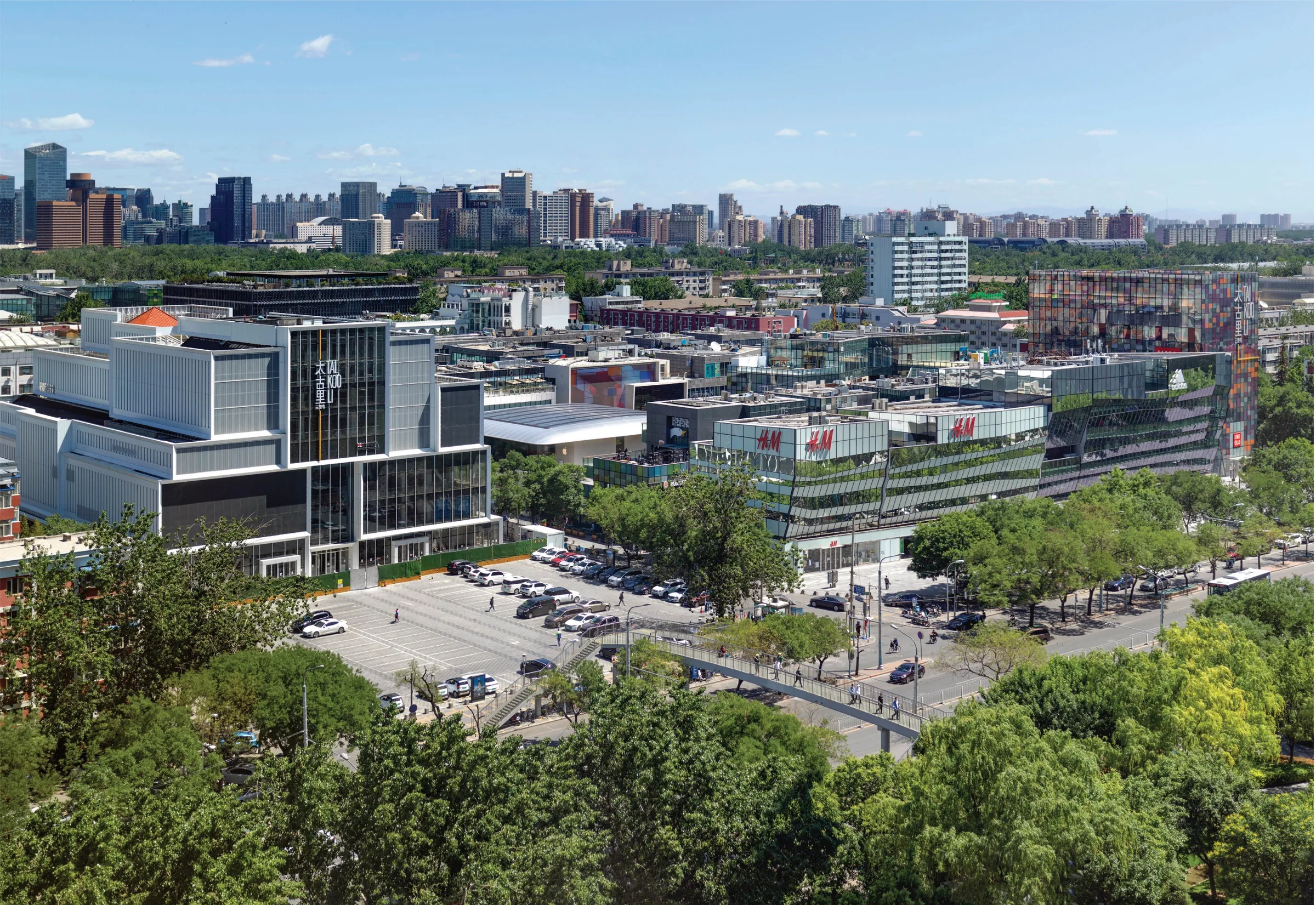 Urban context view of Beijing Sanlitun West