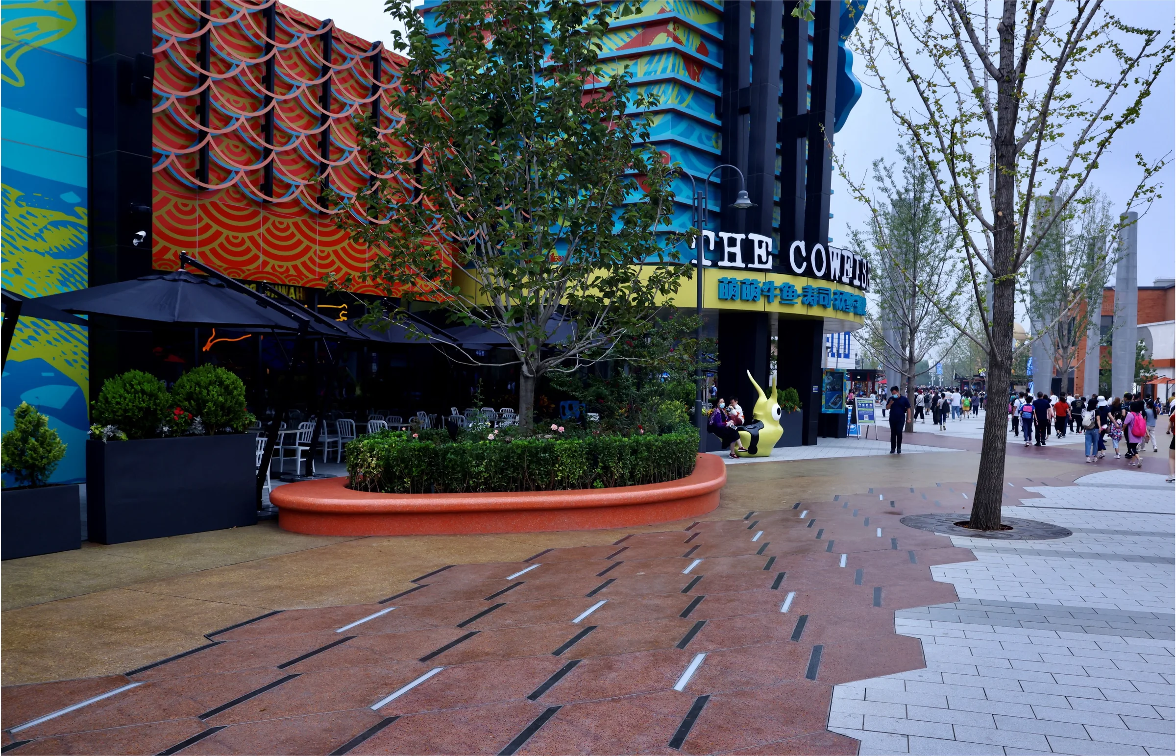 Complex frontage at Beijing Universal Studio CityWalk