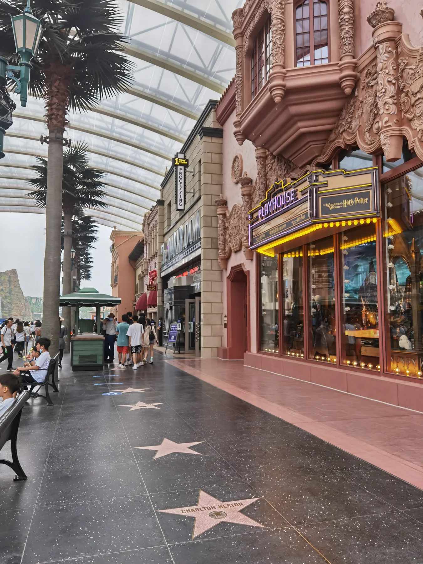 Hollywood street storefronts at Beijing Universal Studio