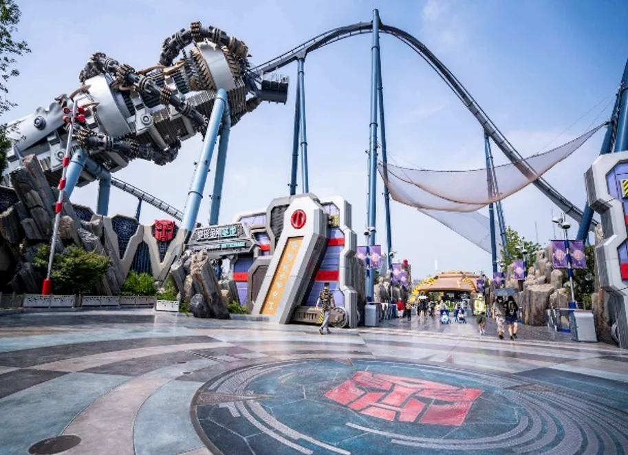 Transformers zone overview at Beijing Universal Studio
