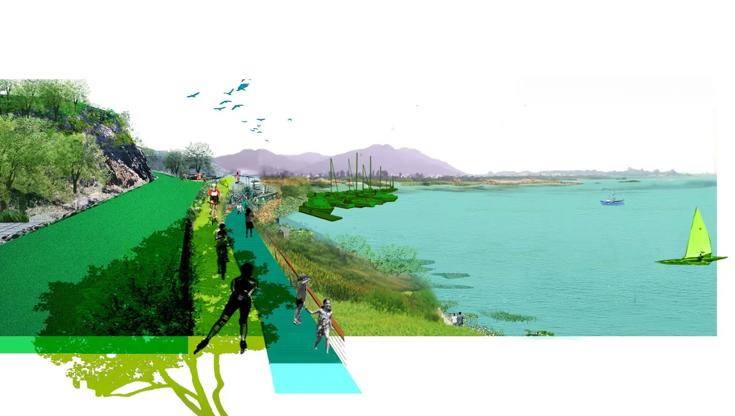 Greenway planning for Fuzhou Southern Nantai Island