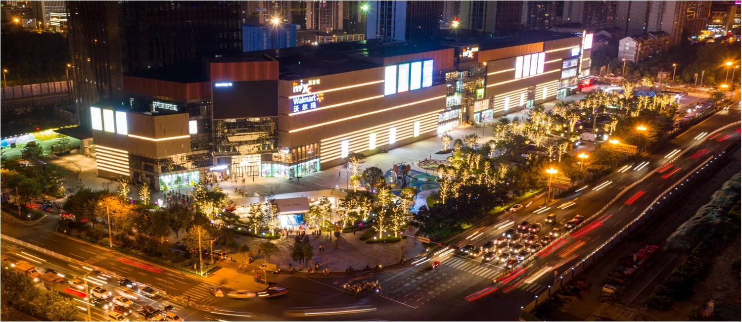 Built commercial frontage at Liuzhou MixC Shopping Center