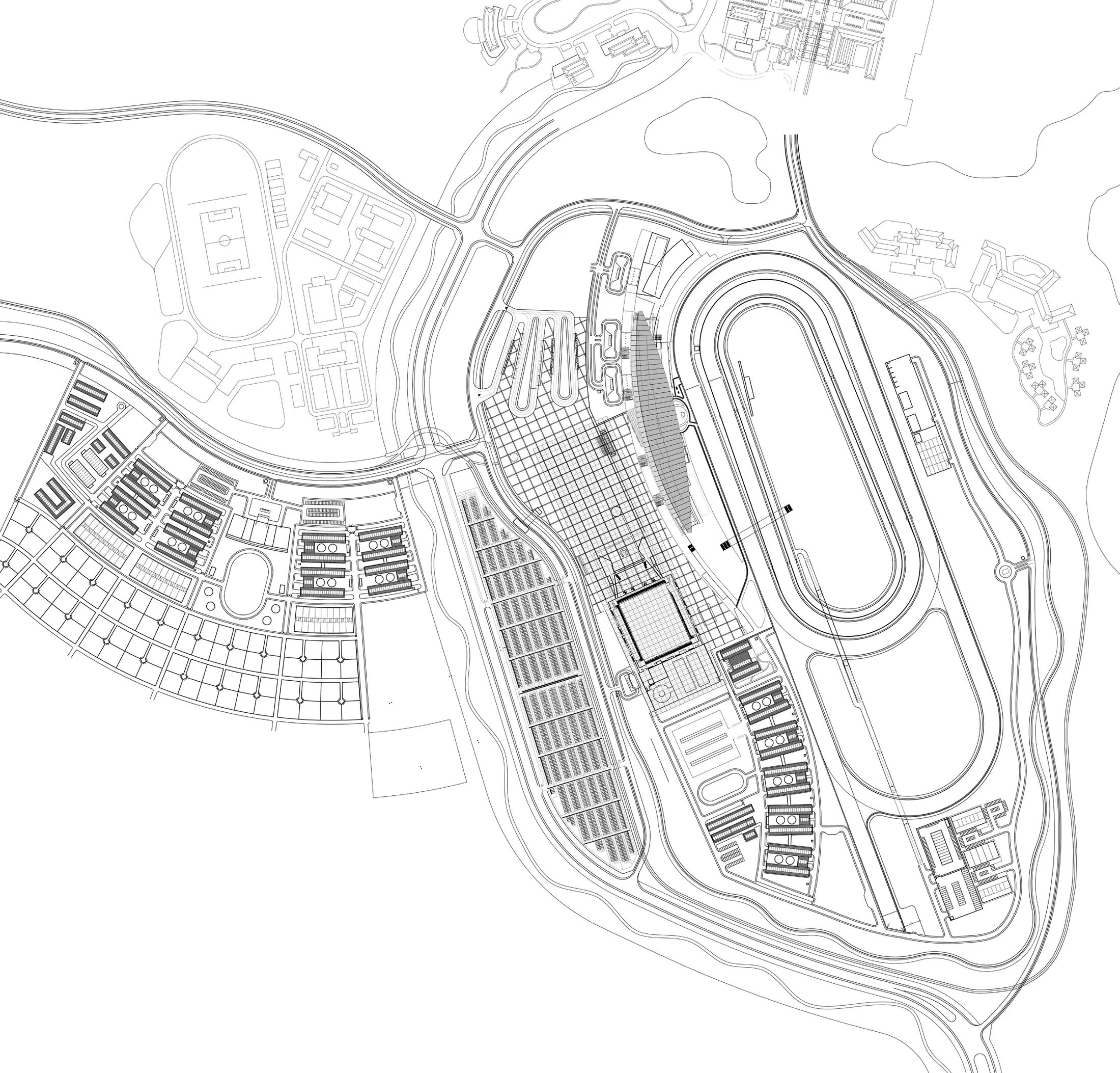 Planning diagram for Genghis Khan International Sports Park