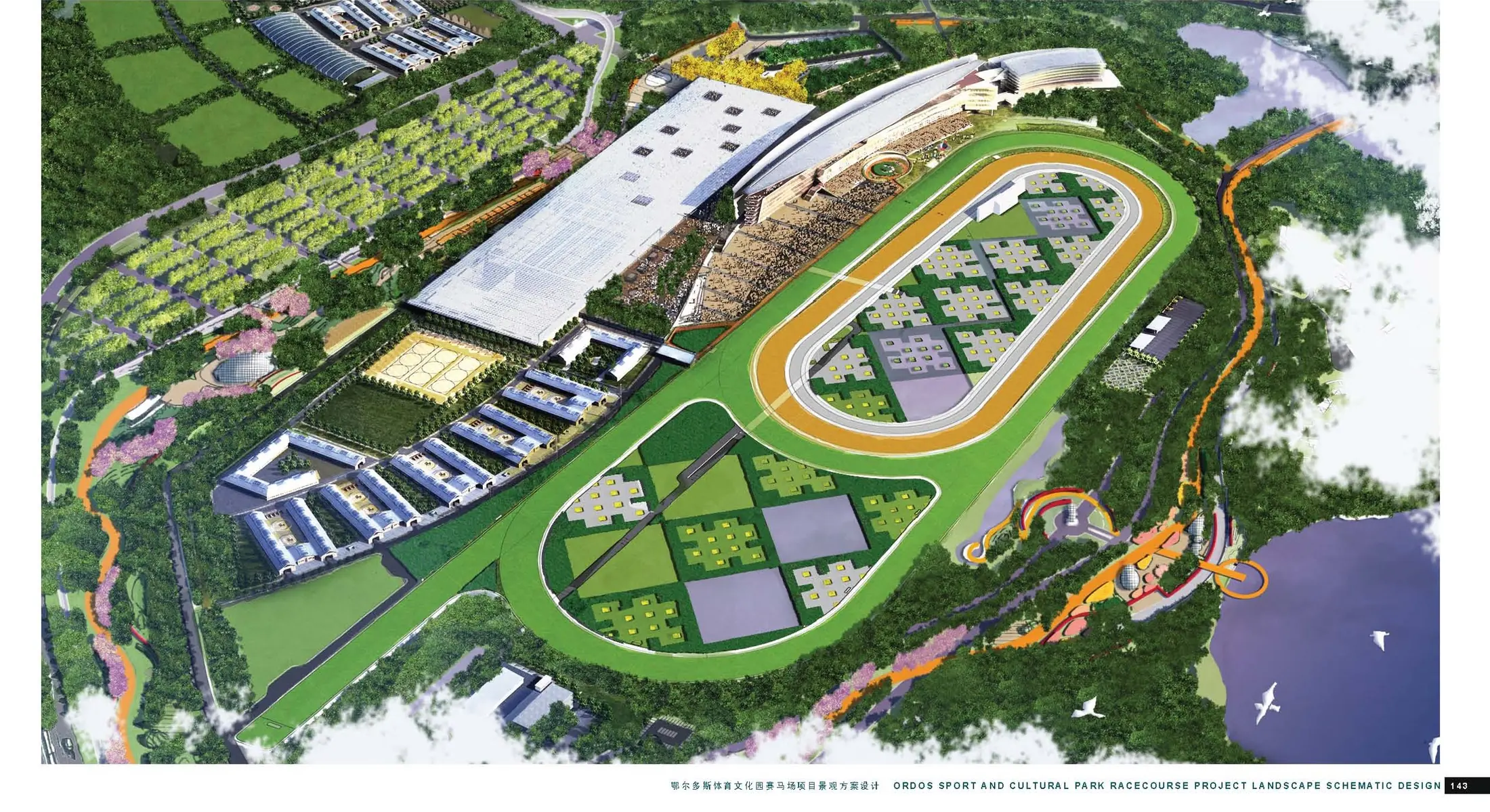Master plan for Genghis Khan International Sports Park
