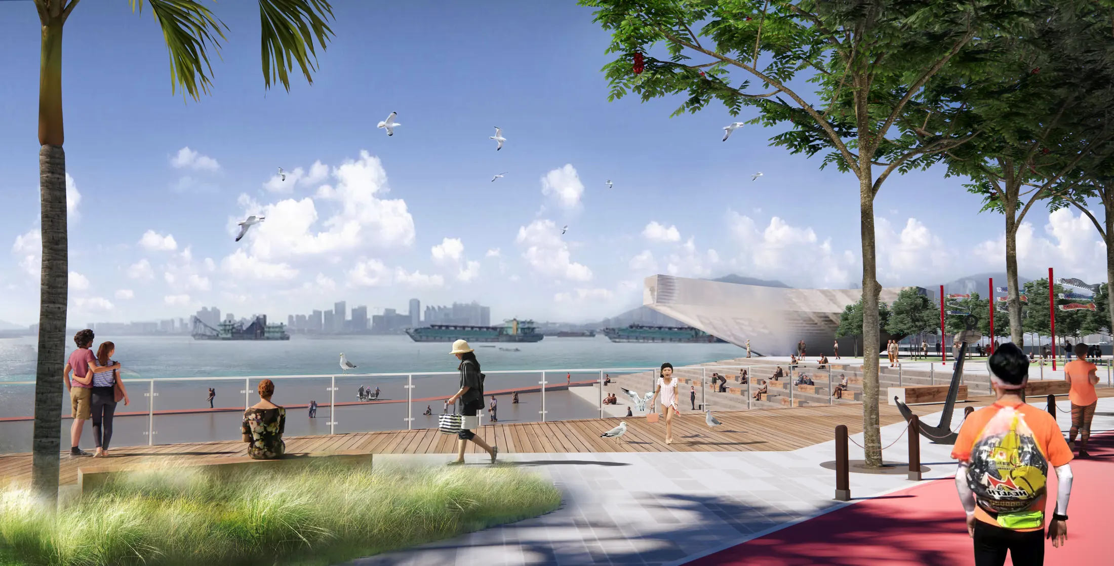 Greenway planting at Xiamen Romantic Line Phase III