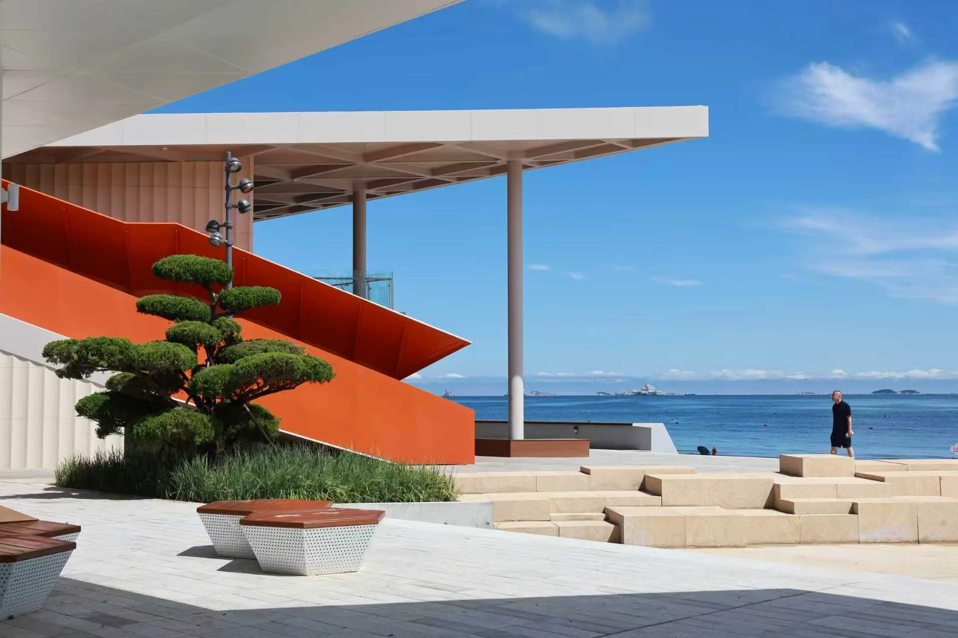 Youth Coast terrace at Yantai Coastal Line Demo Area